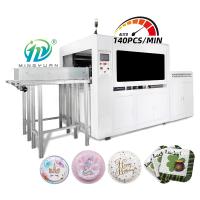 2-12 polegadas Máquina de produção de placas de papel de alta velocidade Full Servo 380V 50Hz Máquina de produção de placas de papel descartável