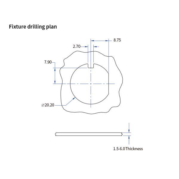 IP65 Zhaga Book 18 Socket HN150 40mm Dia для установки НЛО
