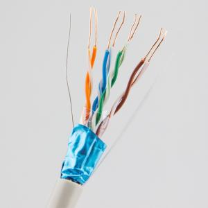 Ftp 0.50mm 305 m en aluminium plaqué de cuivre/petit pain de PVC solide Cat5e