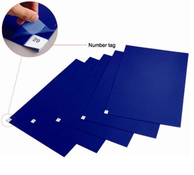 Esteira de borracha de descontaminação adesiva de Peelable 45X90cm 35um ESD