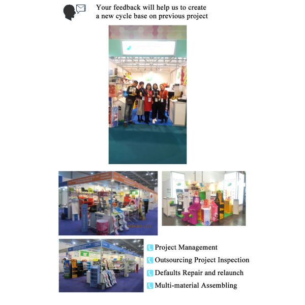 Corrugated Cardboard POS Retail Display Stand 100% Recyclable Multiple Tiers