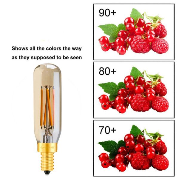 Янтарные шарики T25 шариков 4W нити СИД Edison золота античные декоративные трубчатые