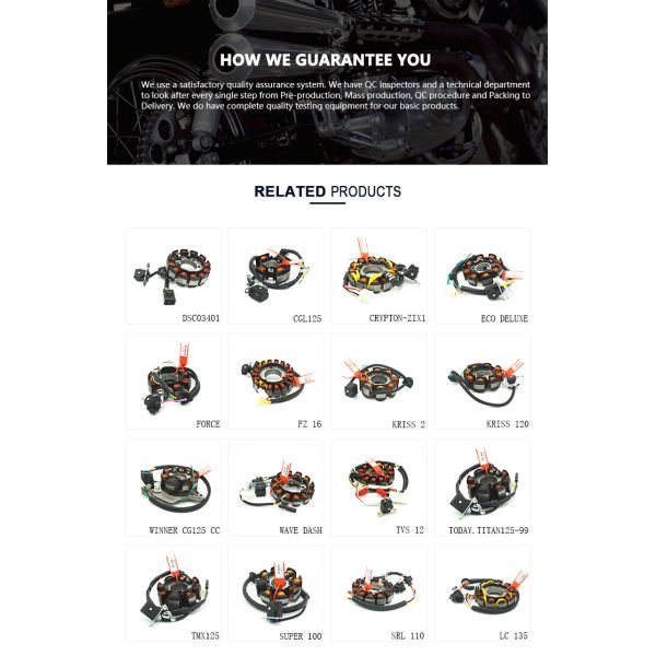 Пакет катушки мотоцикла магнето