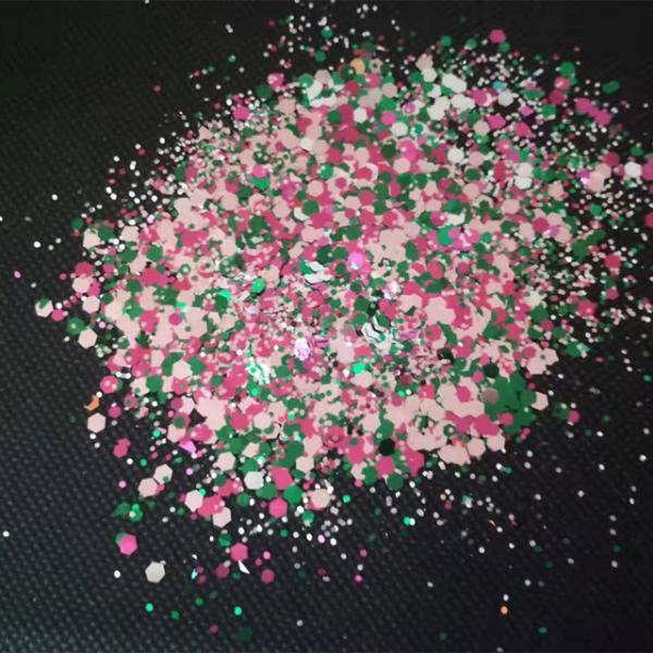 Diwali Celebration Essential Colorful High Shining 1mm 2mm 3mm White Silver Pink Green Bling Nail Glitter Powder