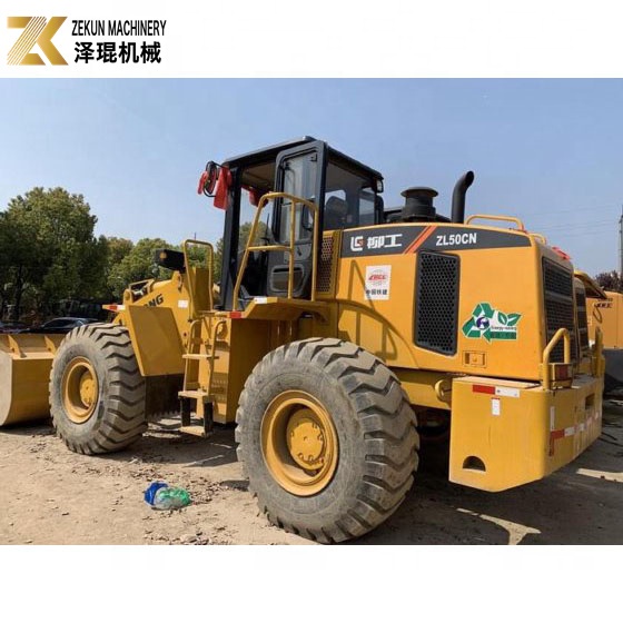 Liugong ZL50 Used Wheel Loaders ZL50CN 162KW 17000 Kg Machine Weight