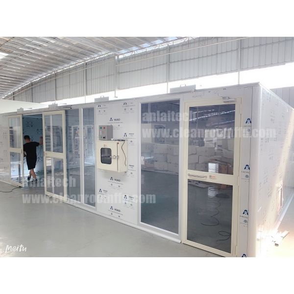 ISO 5 GMP Standard Modular Clean Room with Pass Box