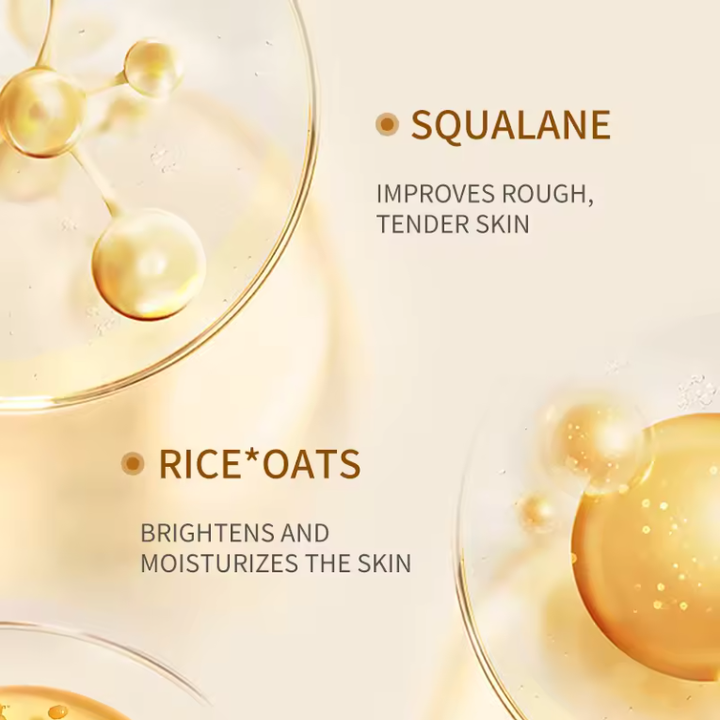 Moisturizing Day and Night Dry Skin Cream Natural Rice Whitening Face Cream Body Cream