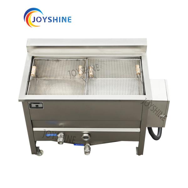 Aço inoxidável 304 fabricado a gás elétrico Propano Deep Potato Chips Donut Friting Machine