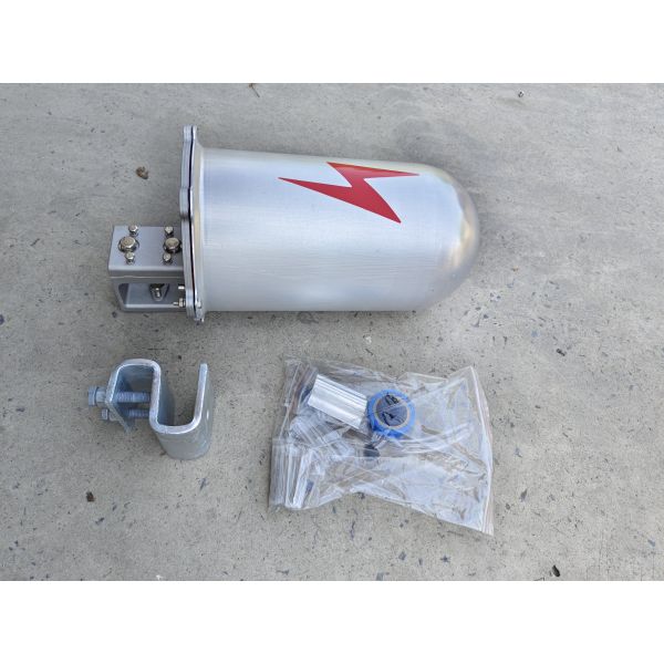 192 Cores Aluminum Alloy Joint Box 4 Ports Fiber Dome Enclosure for OPGW ADSS Cable