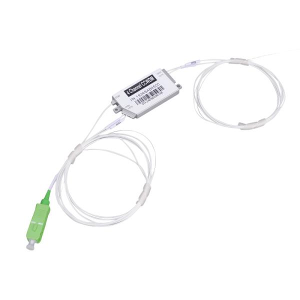 Module CWDM MUX DEMUX compact 4 canaux avec une isolation élevée et une faible perte d'insertion pour l'extension du réseau