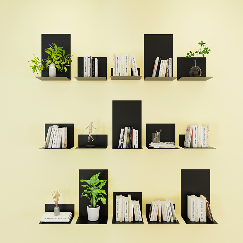 Factory Hot Sale Wall Mounted Shelf Aluminum Display Book Shelf Wall Decor Shelves