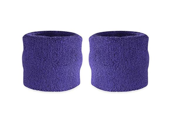 Promotional Cotton Sports Wrist Sweatbands Minimalistic Design Comfortable To Wear