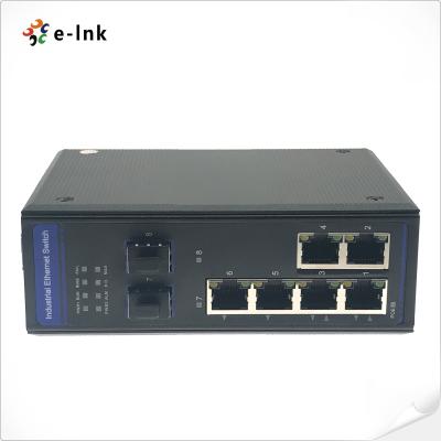 Do trilho portuário do ruído de IEEE 802.1Q 4 montagem industrial da parede dos ethernet do interruptor do ponto de entrada