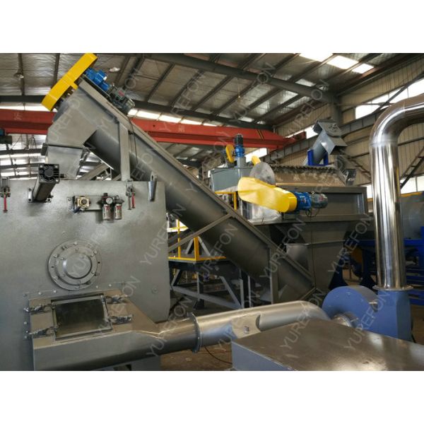 500 Kg / H PE Packing Plastic Film Recycling Machine , PP Agricultural Plastic Sheeting Machine