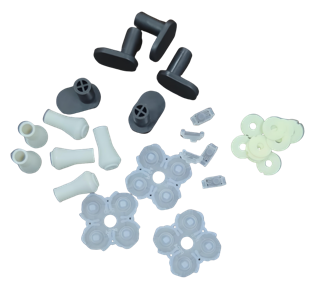 Vertical Clamping Single Slide Injection Molding Machine Efficient Insert Molding