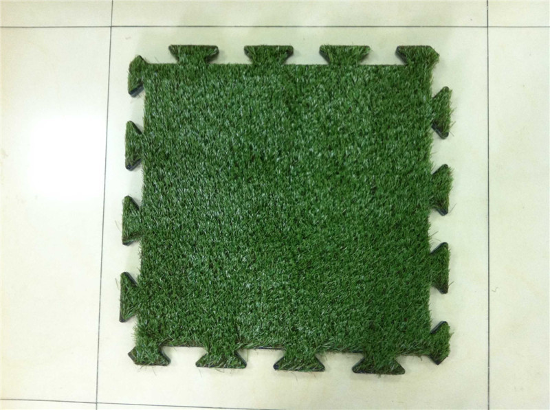 High Density Durable Synthetic Turf Lawn , Artificial Turf Underlay Water Penetration