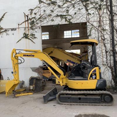 26.1KW 0,14m3 Usado Komatsu PC40 Mini Excavator No Japão