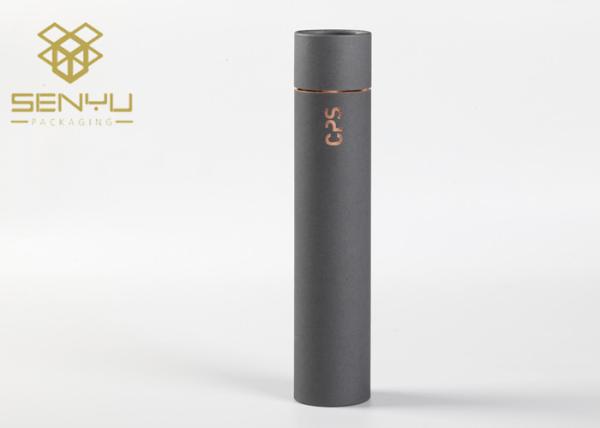 2mm Thickness Paper Tube Packaging / Foil Stamping Kraft Paper Push Up Tube