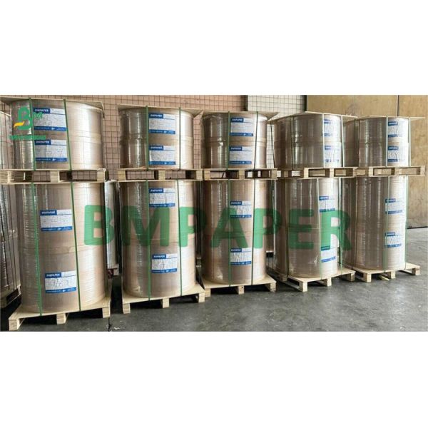 Virgin Brown Kraft Paper Rolls Специализированная крафт-бумажная бумажная рулетка 40 г / г - 80 г / г