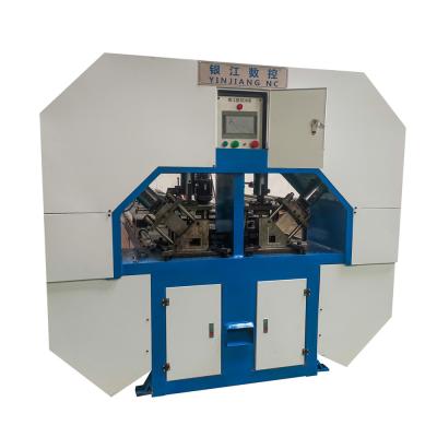 Precision 6m Blue Electric Steel Guardrail Processing Equipment For 5mm Punching And Cutting Machine