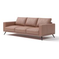 Sofa de bureau simple, meuble de bureau, ensemble de canapés en cuir synthétique