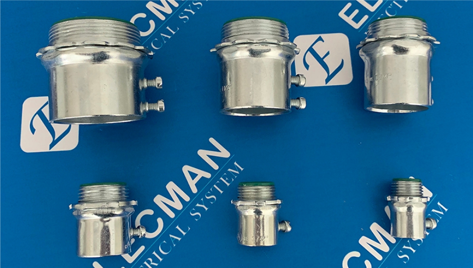 Стальным тип 1 соединителя EMT изолированный setscrew»