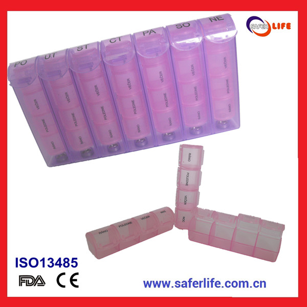 Hot selling  Mini Decorative Bracelet Pill Box for Children Fancy Pill Box