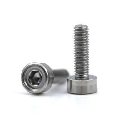 M6 16 mm comprimento aço inoxidável DIN912 Hex Socket Cap cabeça máquina parafuso métrico DIN912
