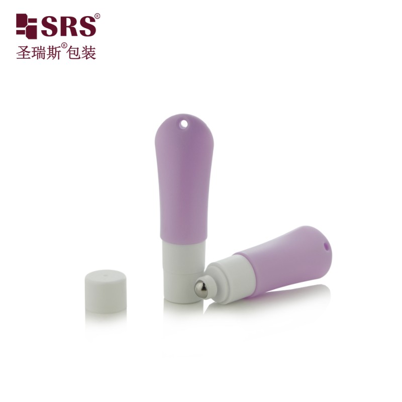 KG2-20ML Tube Shape HDPE Bottle With Hole Rope For Anti-Itch Liquid Roller Ball Bottle