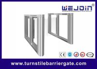 Bi - porte en verre complètement automatique de porte de barrière d'oscillation d'entrée de direction pour le bureau