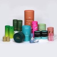 Embalaje cosmético de tubos de papel rígido para botellas de goteador de aceites esenciales 30 ml 40 ml