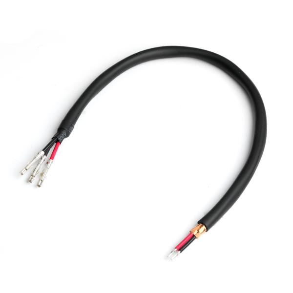 20AWG 2-Conductor Shielded Power Cable with Female Crimp Terminals, RoHS