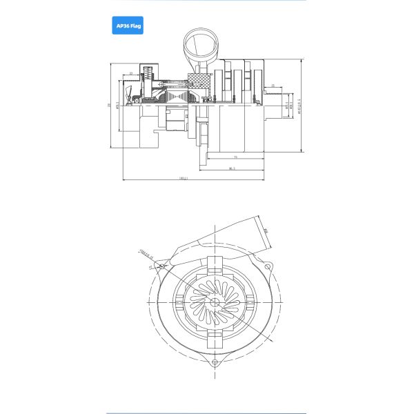 Безщеточная абсорбция воды промышленное 24V мотора пылесоса 36V