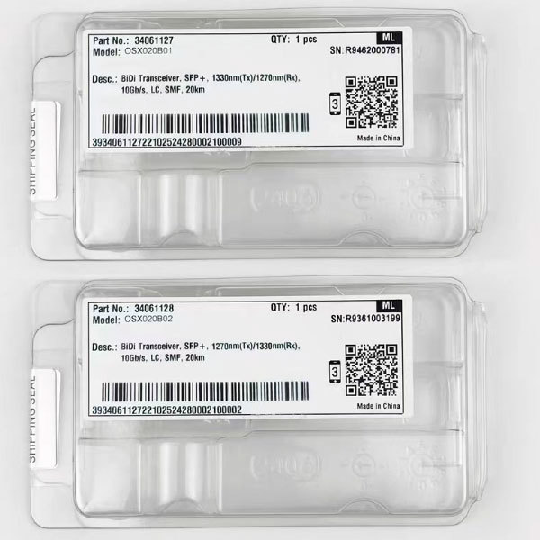Bidirectional BiDi Huawei SFP Module OSX020B01 SFP-GE-20-SM1330 1000BASE-BX-D 1330nm TX 20km