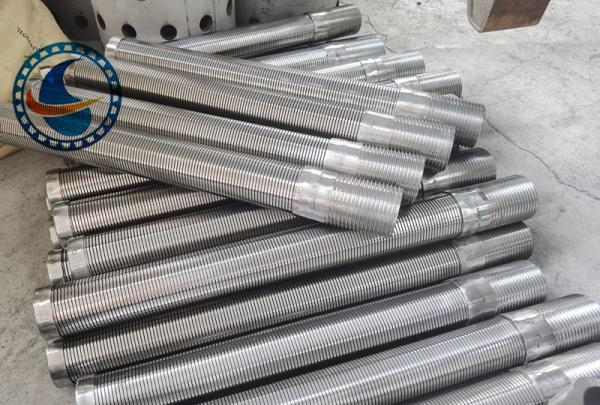 SS304 Rod Based Continuous Slot Wedge Wire Screen Pipe