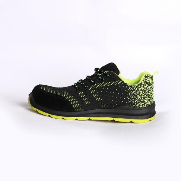 Slip Abrasion Resistant Polyurethane Work Boots Steel Toe Cap Comfortable EVA Insole Injection Craft