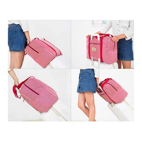 Large Capacity Shoulder Luggage Bag , Foldable Tote Bag Washable For Travel