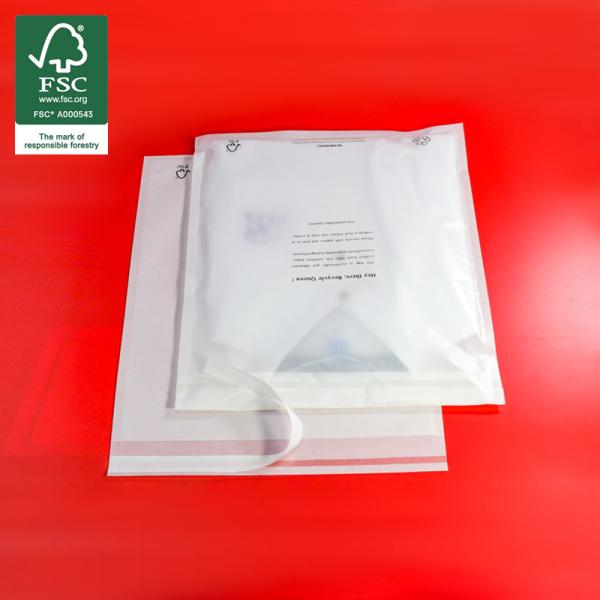 Custom Eco-friendly Biodegradable White Glassine Paper Bags Wholesale