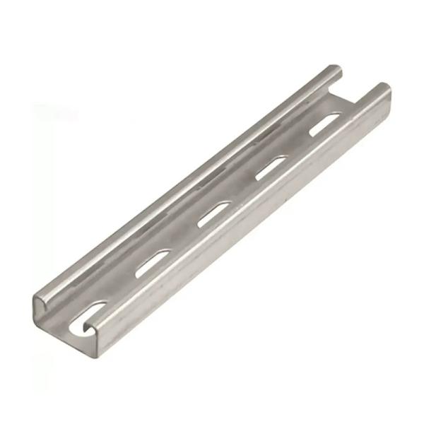 50mm-900mm Silver Aluminum Structural Strut Channel Slotted Weatherproof