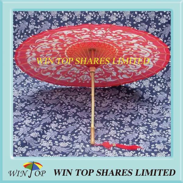 Chinese classic oil paper red umbrella