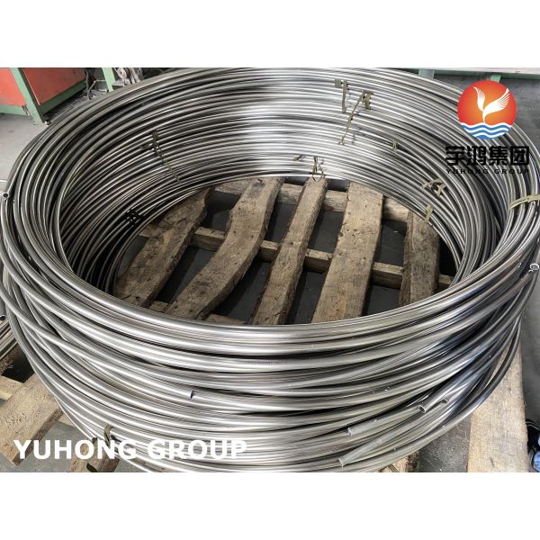 Светлая прожектованная катушка из нержавеющей стали, ASTM A213 / A269 SS304 / SS316L
