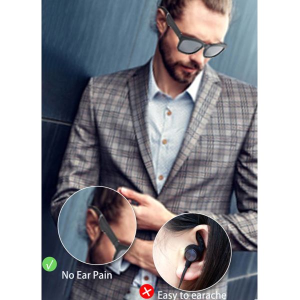 Lightweight 43g Smart Bluetooth Glasses 0.2% 95dB Bluetooth Music