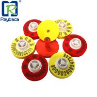 Matériel animal des marques d'oreille de porc de Rfid HDX TPU avec la fin de support Chips For Swine Livestocks Id