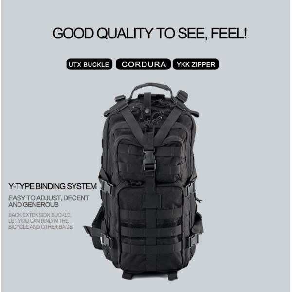 Military 36L Molle Tactical Assault Pack 1000D Nylon Tactical Gear