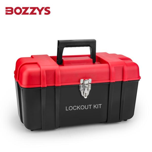 Double Layer PVC Personal Lockout Toolbox With Removable Organizer Tray