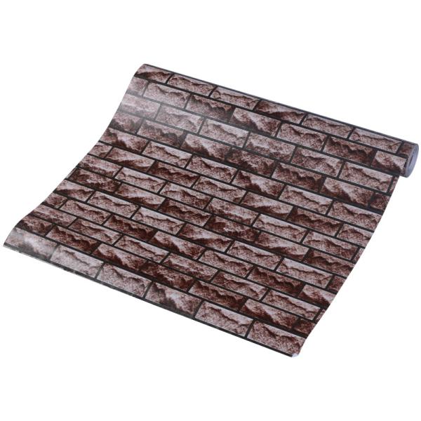 3d Brick Wallpaper PVC Vinyl Adhesive Wall Paper Wall Stickers Fashionable Design