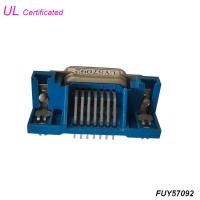 O conector fêmea de ângulo direito do PWB de Pin Centronic do campeão 14 certificou o UL