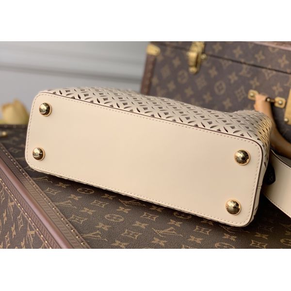 Hollow Out Womens Luxury Handbag , Snakeskin Off White Crossbody Bag