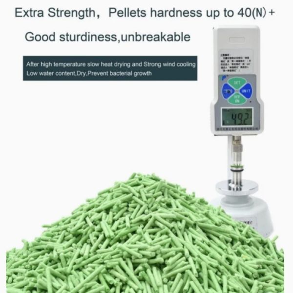 Non Stick Green Tea Cat Litter OEM ODM Degradable Tofu Based Cat Litter