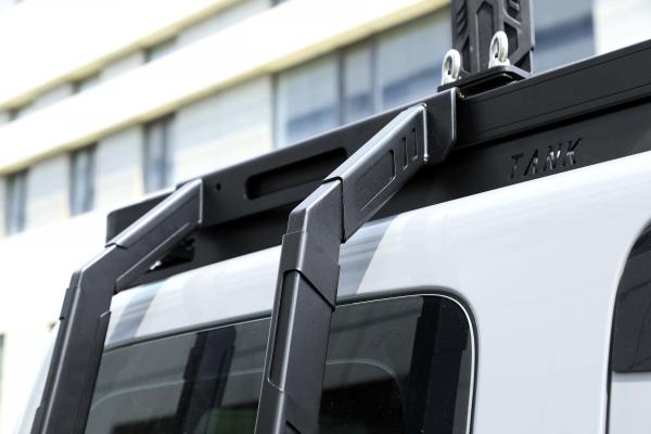 BLACK Tank 300 500 4x4 Offroad Accessories Car Roof Mount Magnet Side Ladder High Load Weight 300KG